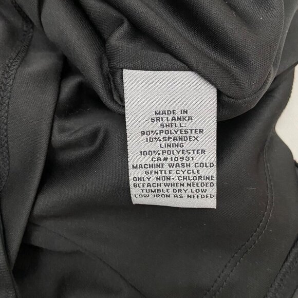 Maggy London Black Sleeveless V-Neck Bodycon Dress Size 12 Polyester & Spandex - Picture 12 of 16